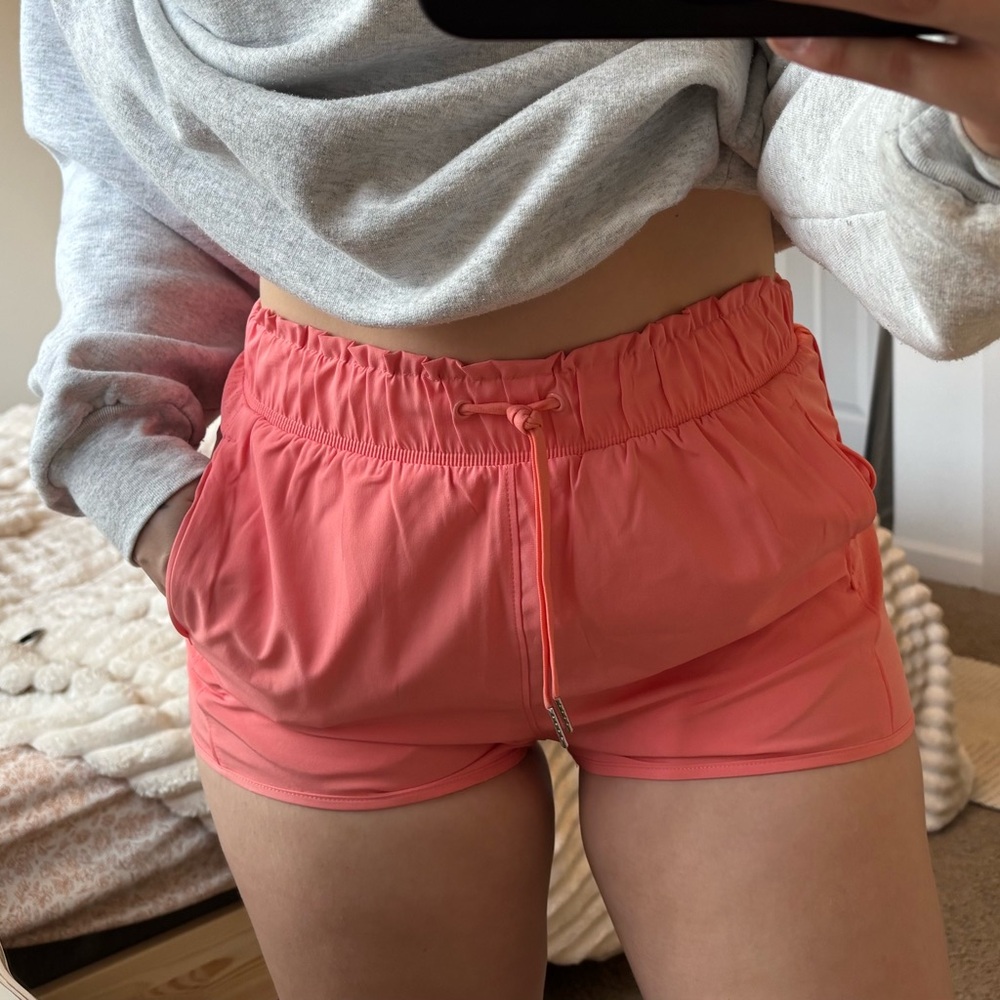 Mondetta Pink Athletic Shorts Elastic Waistband Lightweight